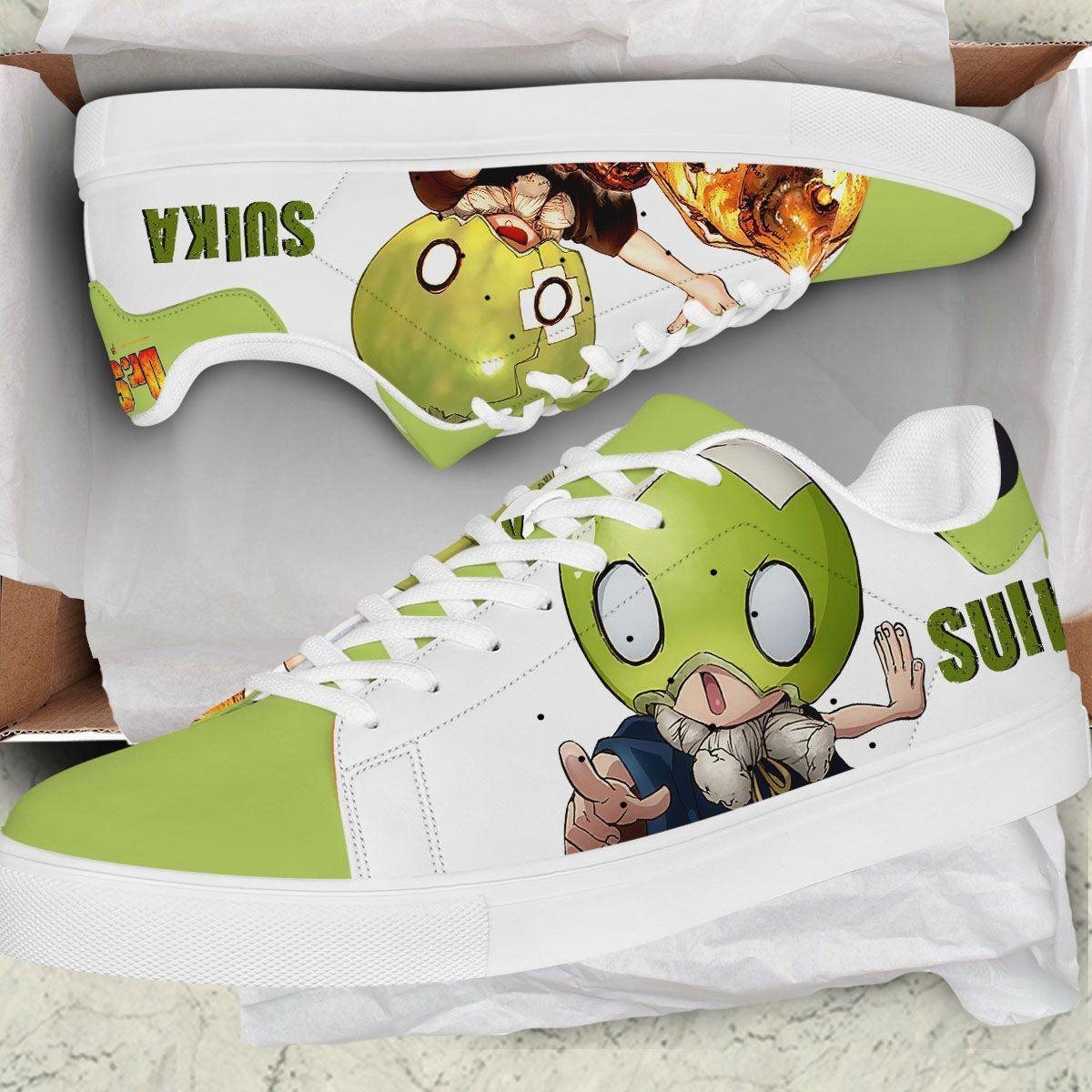 dr.stone suika skate sneakers custom dr. stone anime shoes