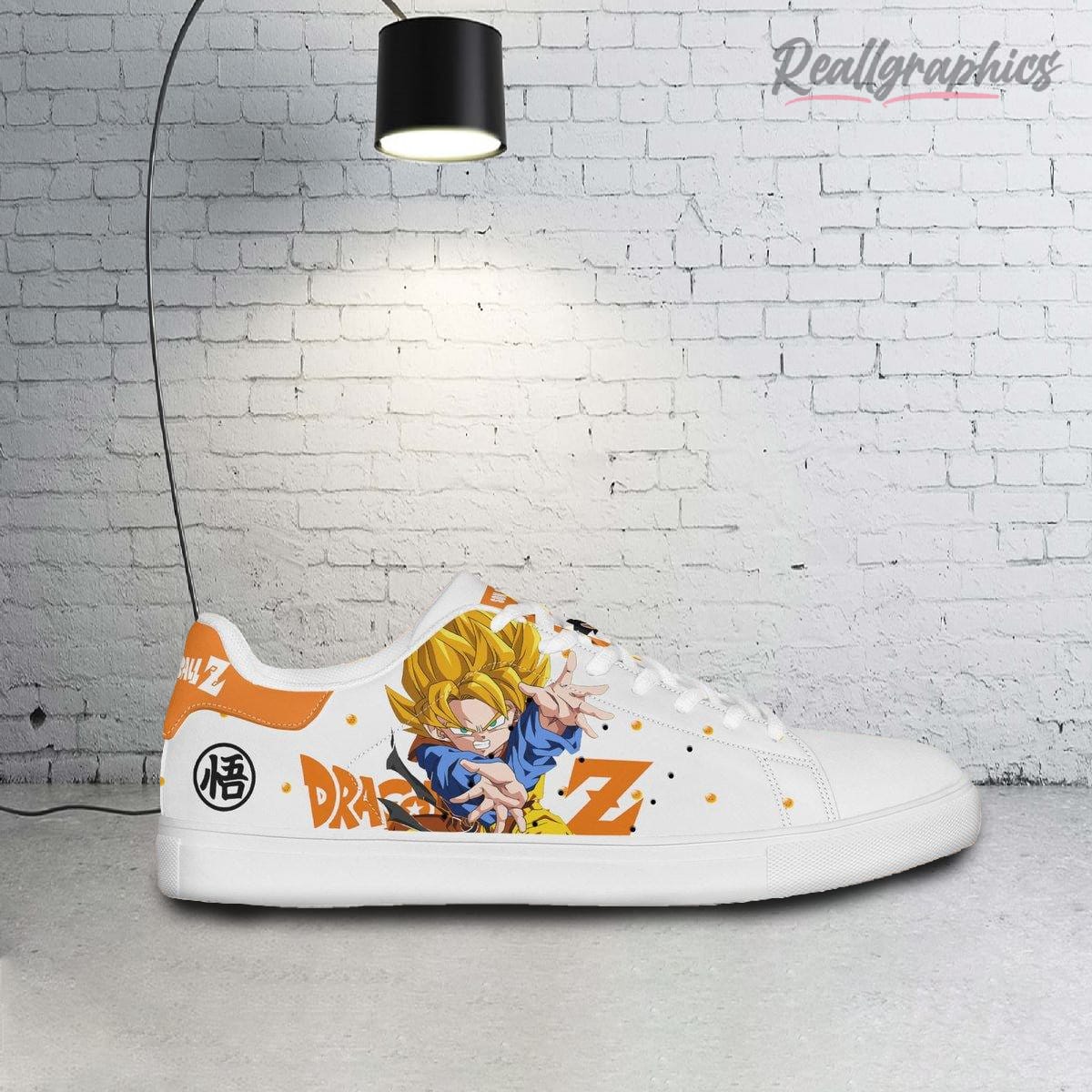 dragon ball son goten stan smith shoes, custom anime sneakers