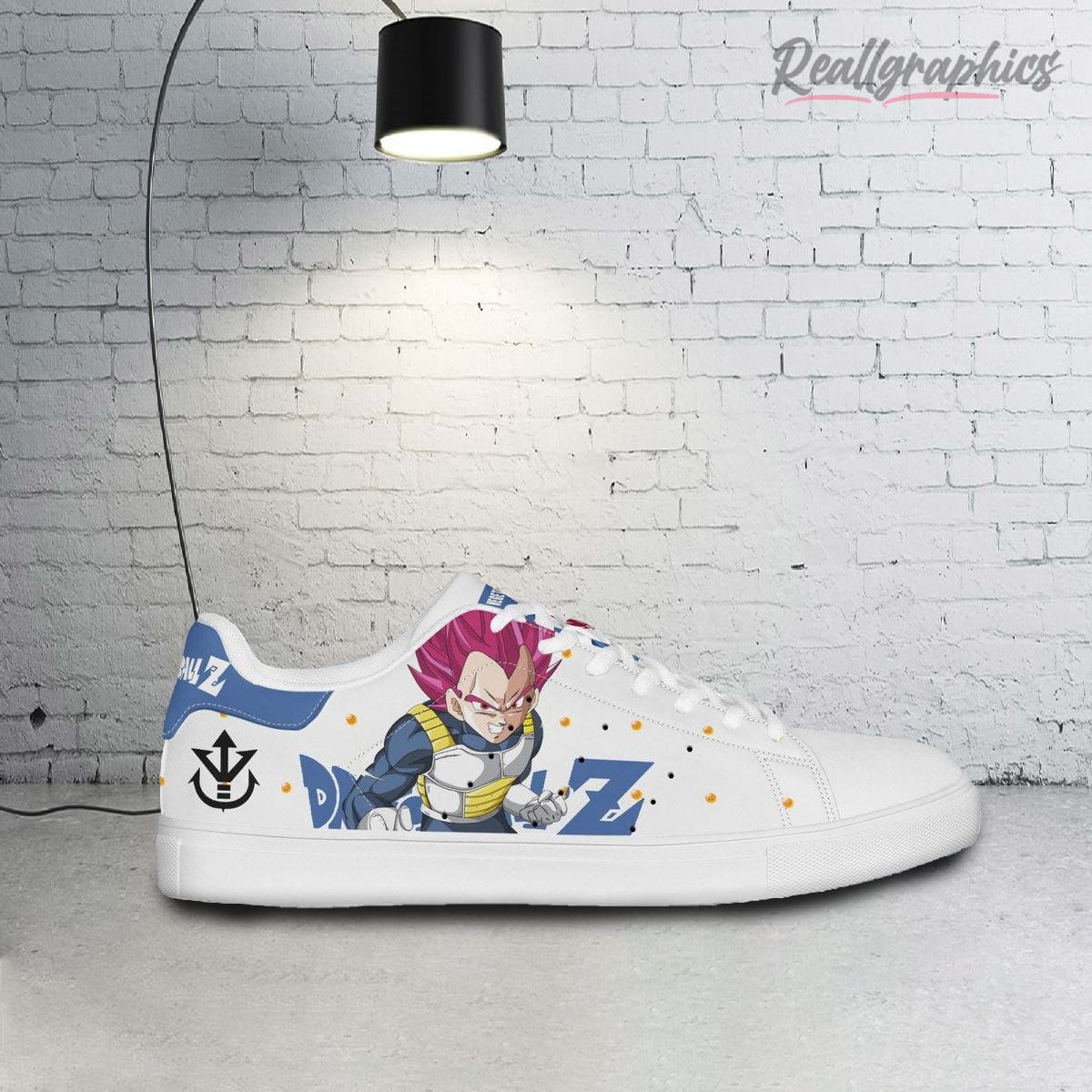 dragon ball vegeta super saiyan god stan smith shoes, custom anime sneakers