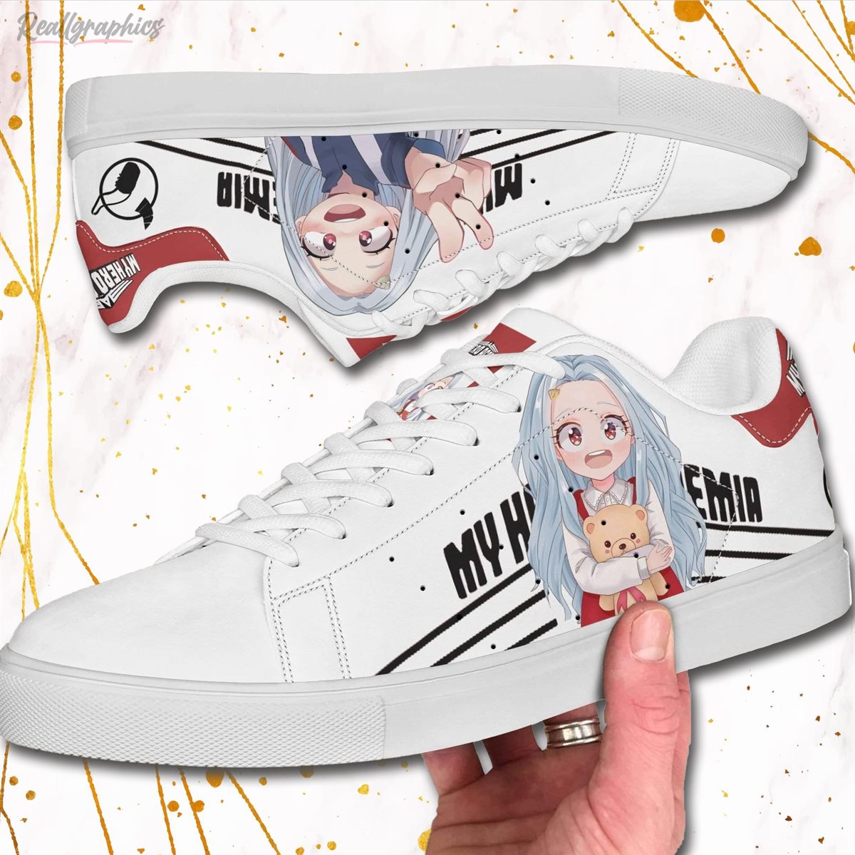 eri sneakers custom my hero academia anime shoes