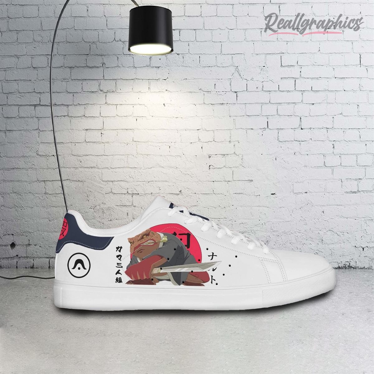 gamabunta sneakers custom naruto anime stan smith shoes