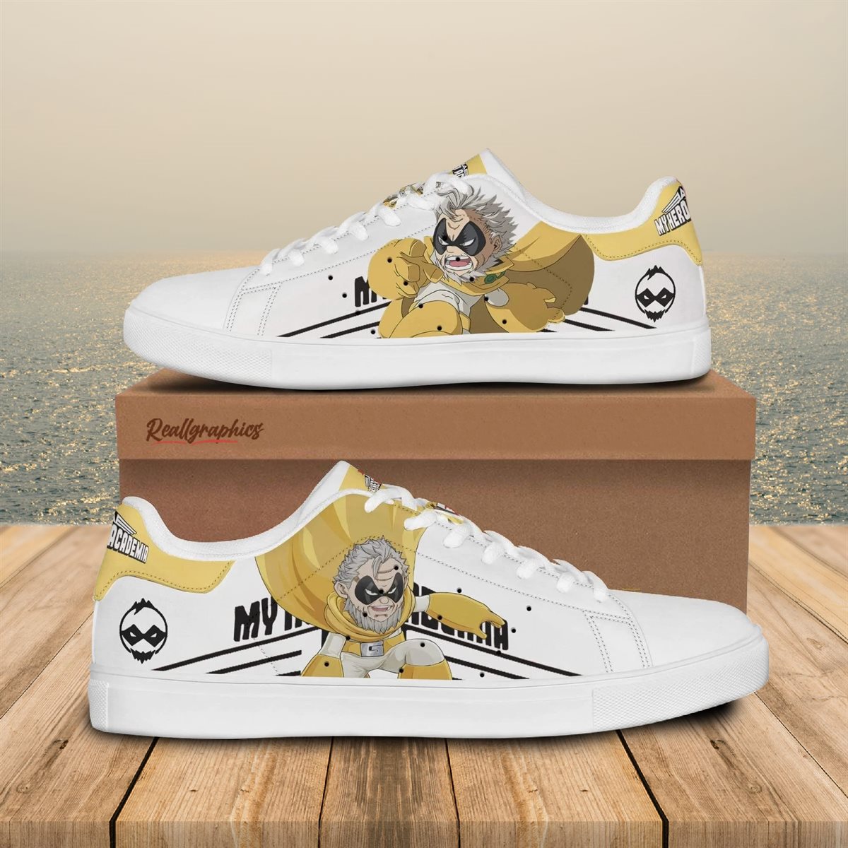 gran torino sneakers custom my hero academia anime shoes