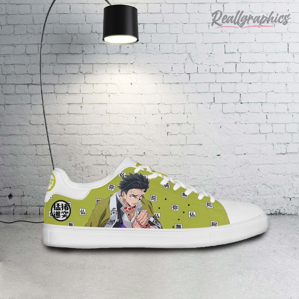 gyomei stan smith shoes, custom demon slayer anime sneakers