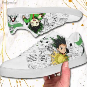 hunter x hunter shoes custom anime skate sneakers gon freecss 2 oltv7q