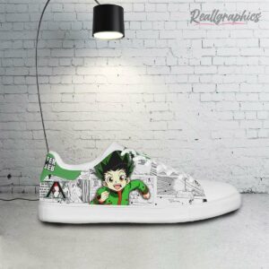 hunter x hunter shoes custom anime skate sneakers gon freecss 3 a7ioe8