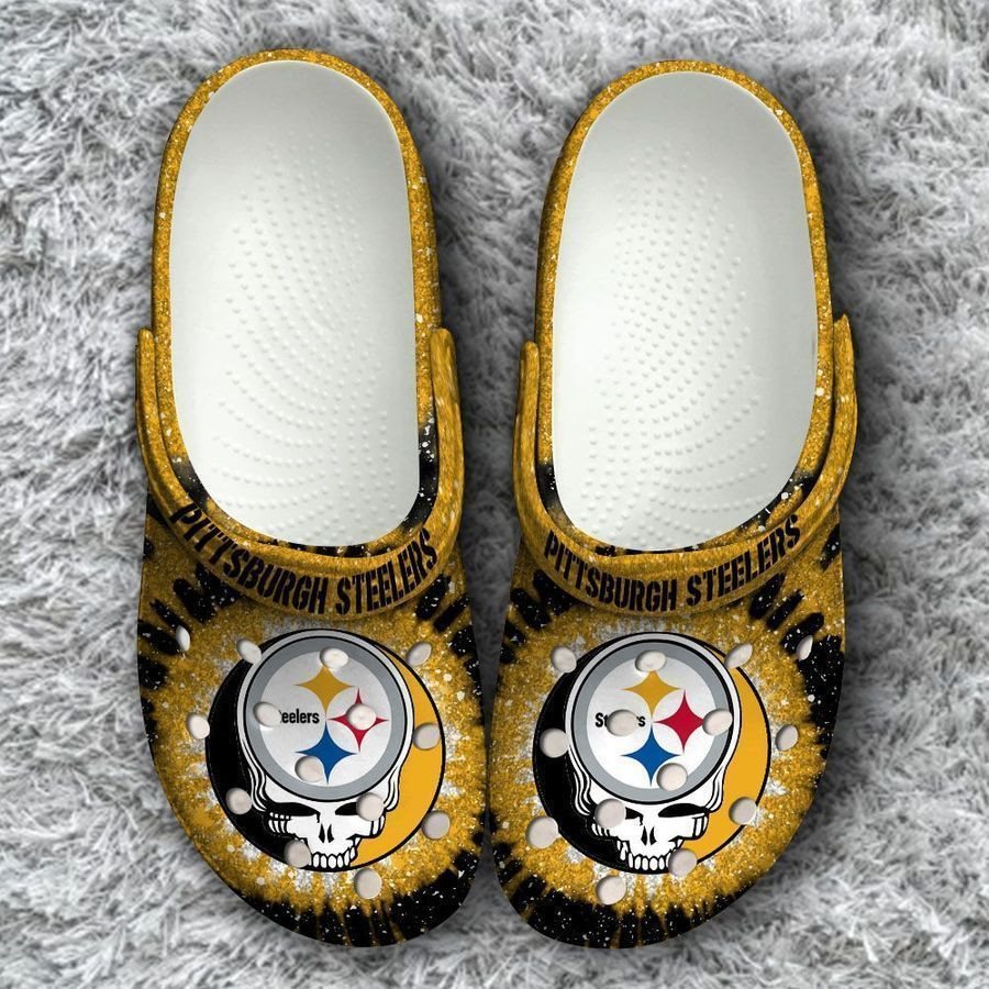 Clog Shoes Pittsburgh Steelers Black NFL Crocs - Bring Your Ideas