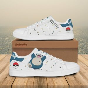 pokemon snorlax stan smith shoes custom anime sneakers 1 wtpuym