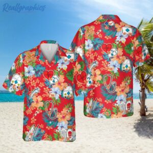 red vintage doctor hawaiian shirt crna nurse shirts 1 ok0b83