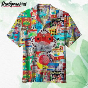 retro toys unisex hawaiian shirt b4xxhb