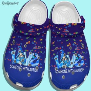 someone with autism classic clogs shoes love gnome classic clog lmnuzn