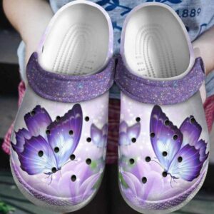 sparkling buttefly clog shoes butterfly shoes spring come and bring happy zskgcf