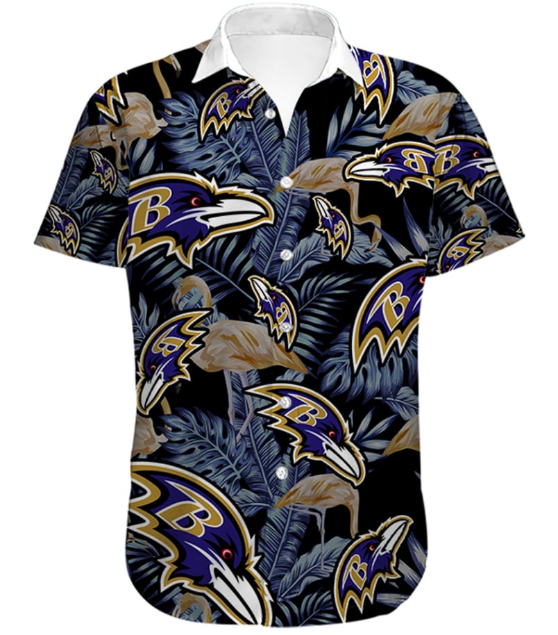 baltimore ravens hawaiian shirt tropical 2 al4dxs