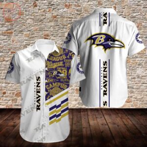 Baltimore Ravens Classic Premium Hawaiian Shirt - Reallgraphics