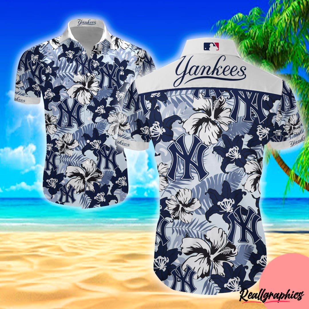 New York Yankees Mlb Tommy Bahama Hawaiian Shirt