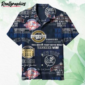 New York Yankees MLB Team Coolest Print Hawaiian Shirt New York Yankees  Hawaiian Shirt - Limotees