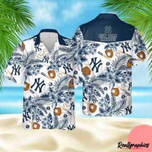 New York Yankees MLB Jersey Hawaiian Shirt And Short Set - Freedomdesign