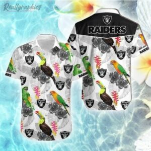 oakland raiders hawaiian shirt short sleeve ada94s