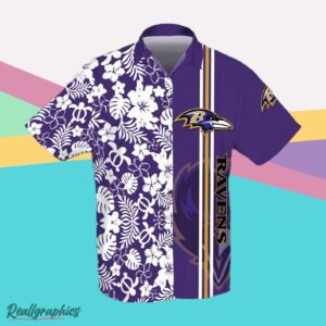 ravens fooball floral flower designer hawaiian shirt 1 mbbwey