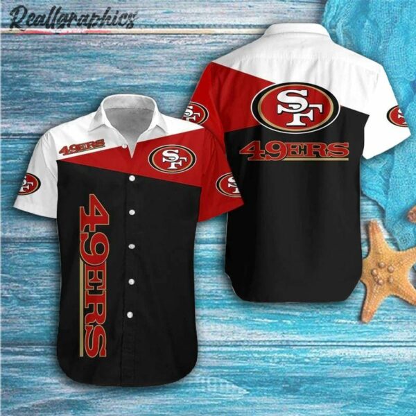 san francisco 49ers black hawaiian shirt 49 aytzah