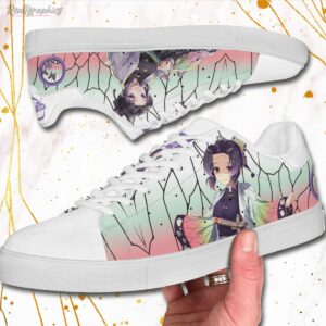 shinobu stan smith shoes custom demon slayer anime sneakers 4 mfm6bj