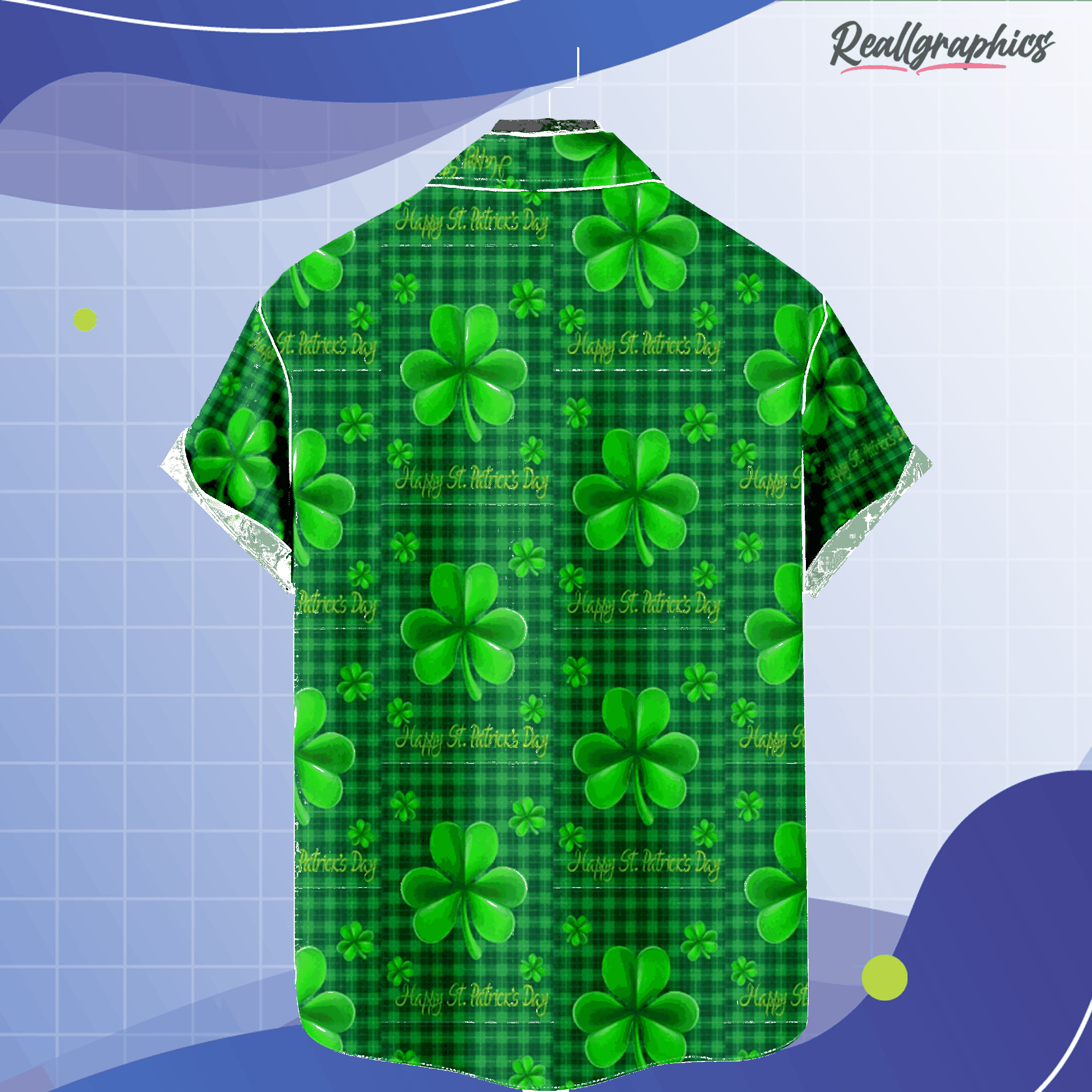 st patricks day shamrock hawaiian shirt 2 af3kin