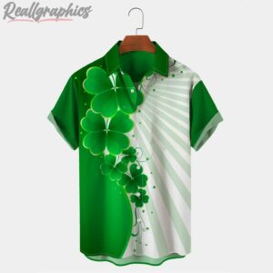 st. patricks clover hawaiian short sleeve shirt 1 lingvz