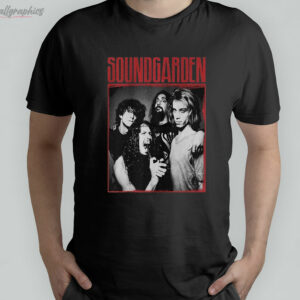 t shirt black soundgarden rock band phoyez