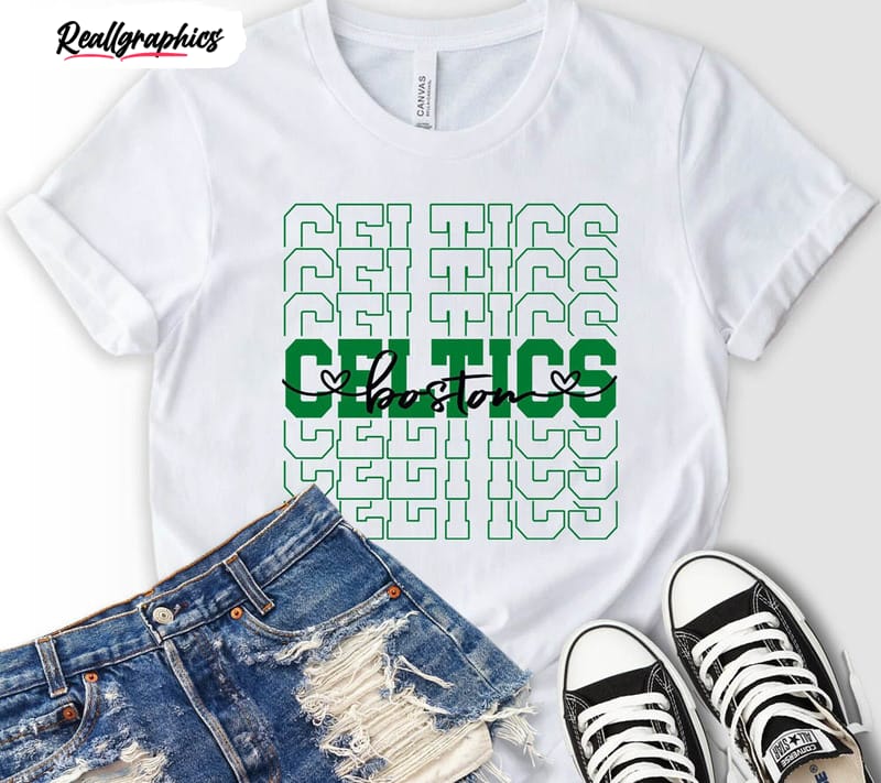 celtics basketball retro shirt for women men and kids