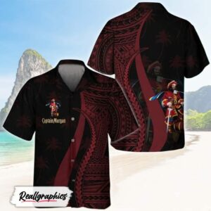 red polynesian captain morgan hawaiian shirt shirt for summer t6kkkd