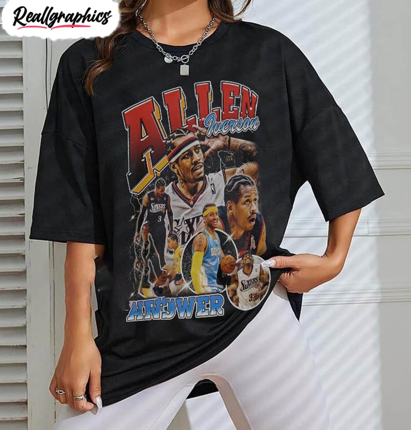 allen iverson shirt , the answer basketball unisex hoodie