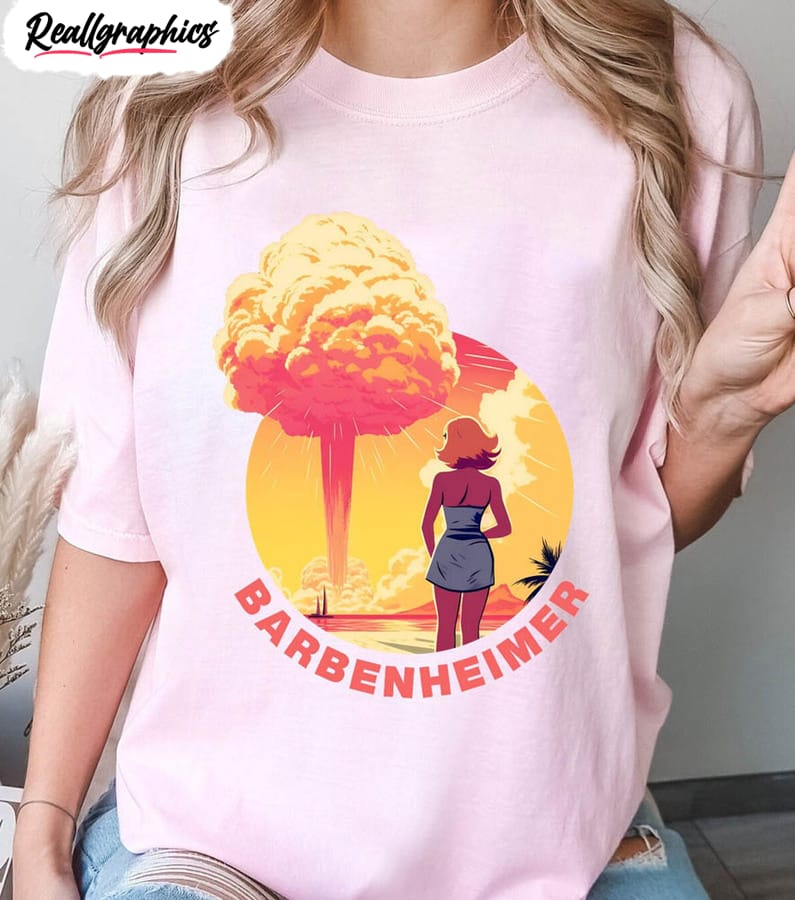 barbenheimer comfort shirt, barbie moive unisex shirt