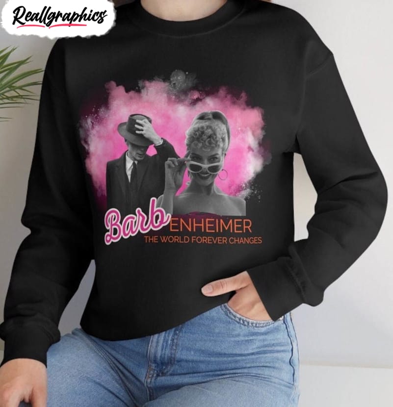 barbie oppenheimer movie trendy unisex hoodie