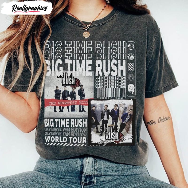 big time rush music cant get enough tour shirt