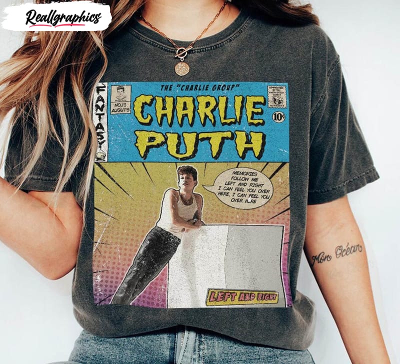 charlie puth art album world tour ticket 2023 shirt