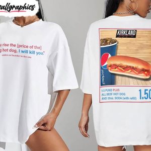 Costco Hot Dog Shirt, Keep Hot Dogs 1 50 Funny Tee Shirt - Reallgraphics