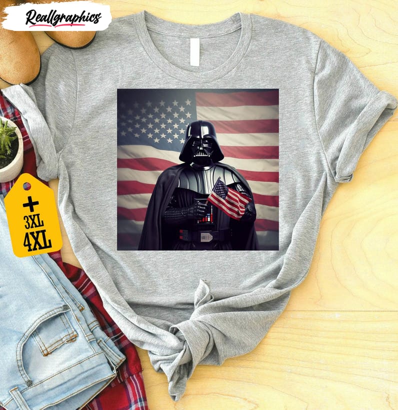 Star Wars Darth Vader American Flag Pattern Baseball Jersey Shirt Us Size  Best