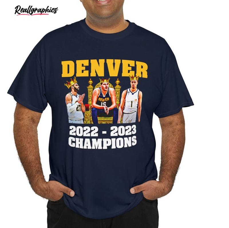 Denver Nuggets T-Shirt, NBA Basketball Shirt, Trendy Shirt