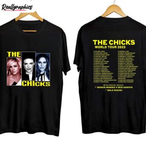 the chicks 2023 world tour music concert shirt 1 qsvgeu