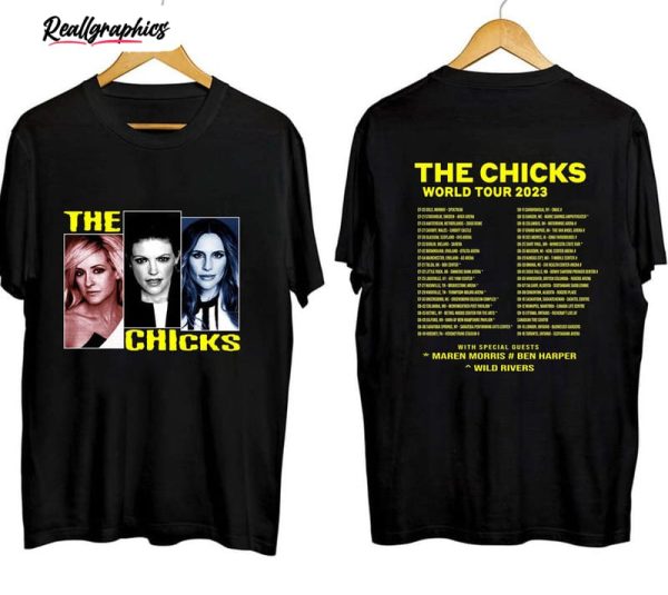 the chicks 2023 world tour music concert shirt 1 qsvgeu