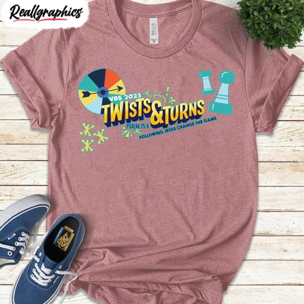 twists and turns vbs 2023 shirt vacation bible school hoodie 1 x17jdj