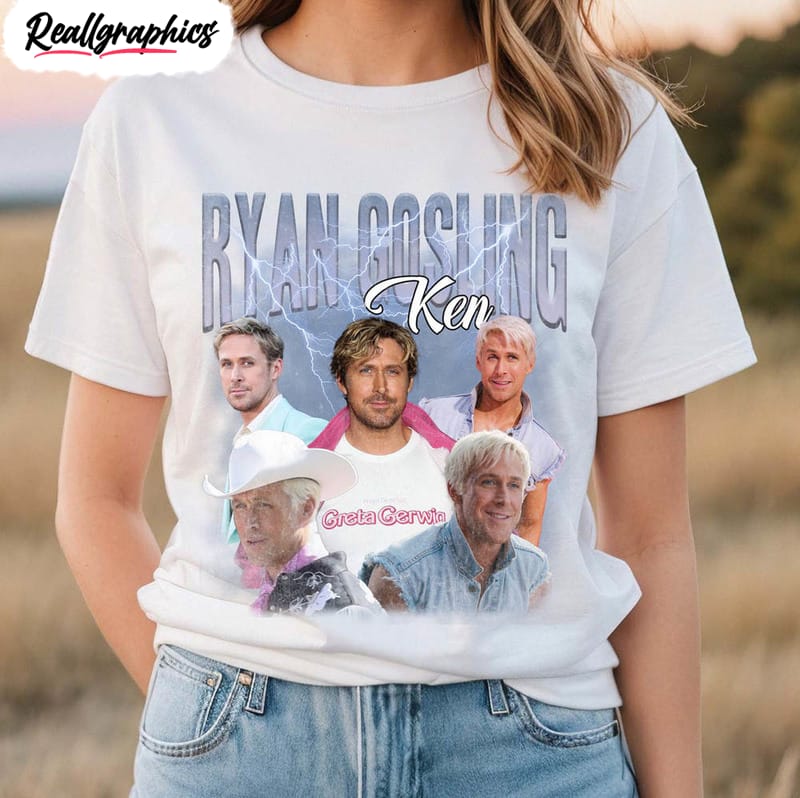 vintage ryan gosling 90s shirt, comfort ken barbie 2023 movie short sleeve tee shirt