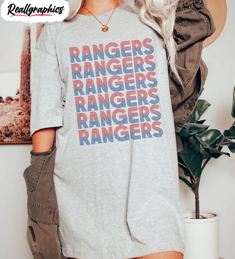 vintage style rangers shirt, rangers baseball sweater unisex t-shirt