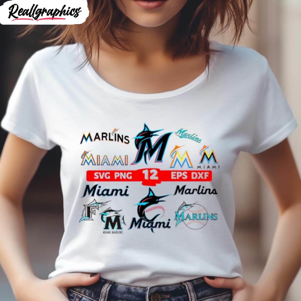 Official 12 Layered Miami Marlins Bundle Logo t-shirt, hoodie