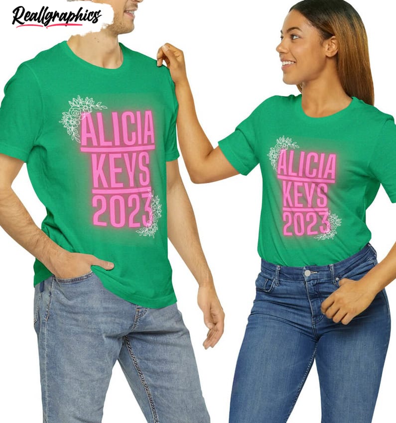 alicia keys 2023 concert shirt, trending tee tops hoodie