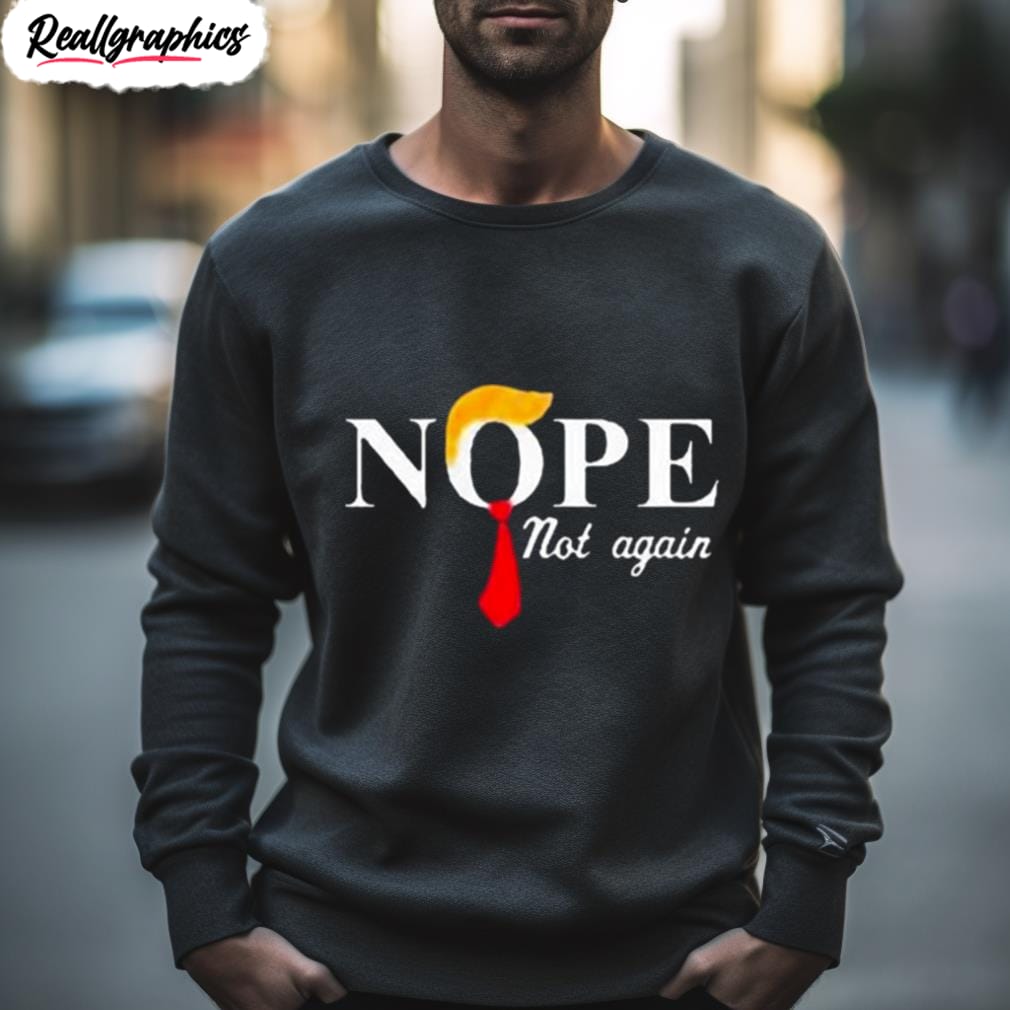 anderson cooper nope not again shirt