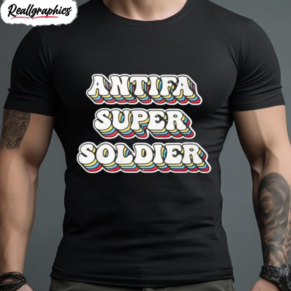 antifa super soldier shirt