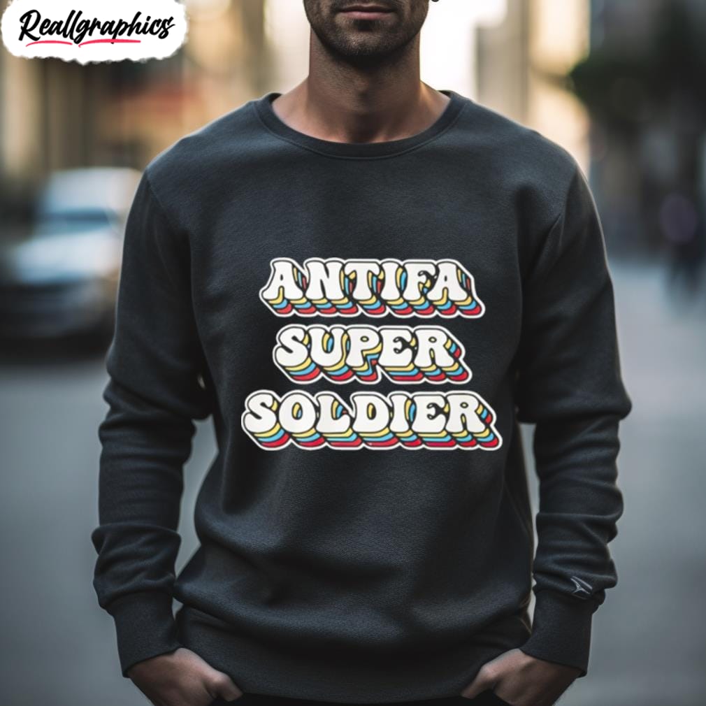 antifa super soldier shirt