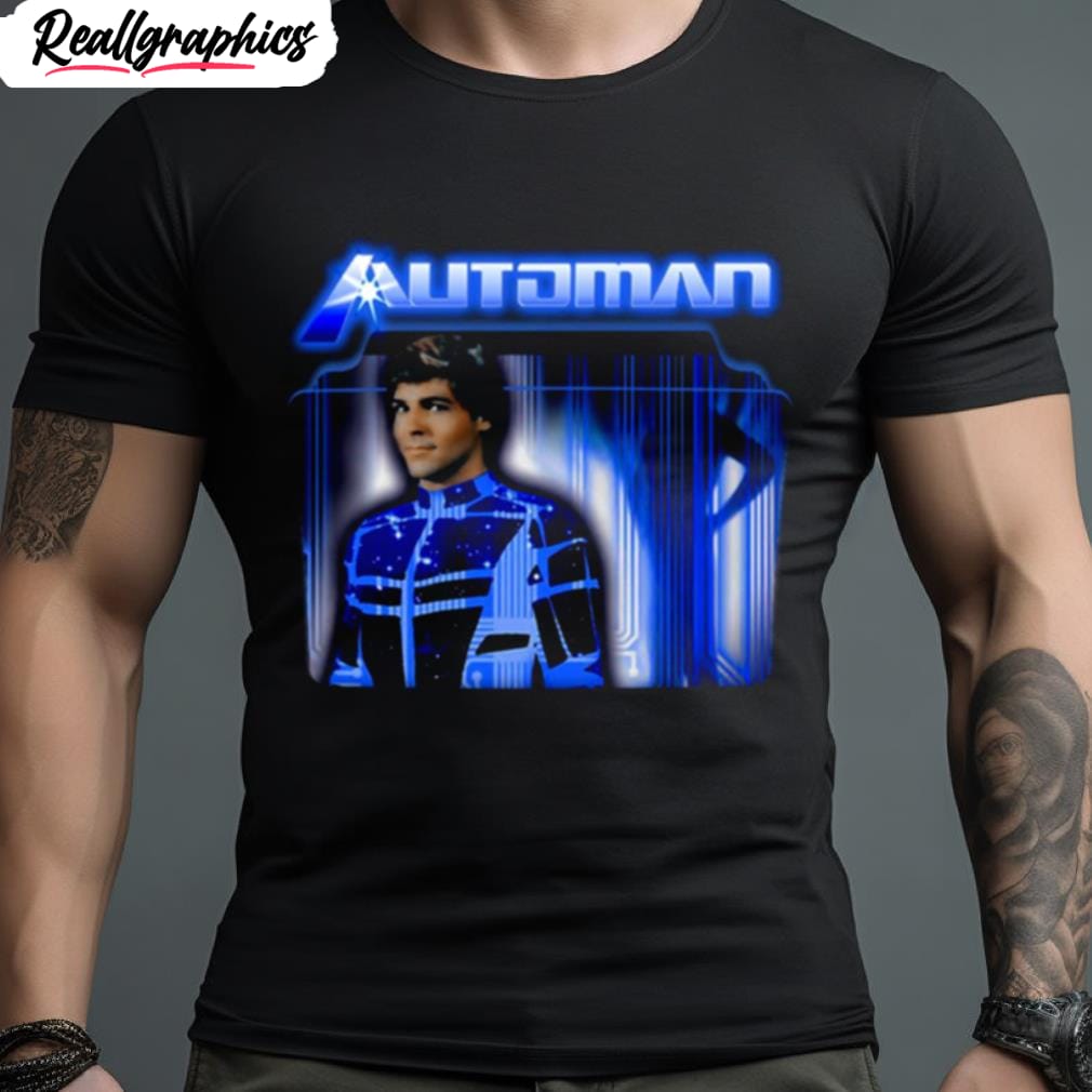 automan 90s movie art shirt