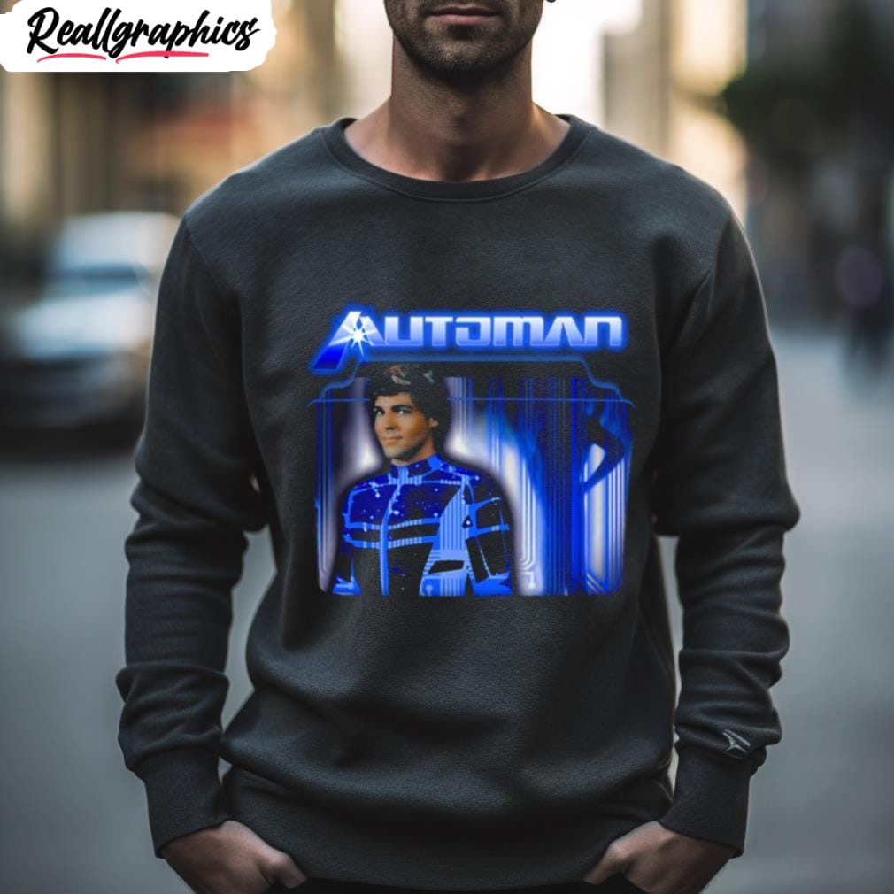 automan 90s movie art shirt