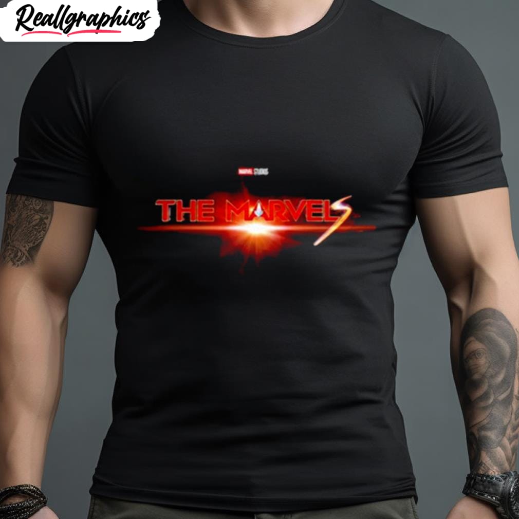 avengers marvel the marvels logo shirt